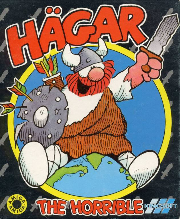 Hagar The Horrible box art for Amiga